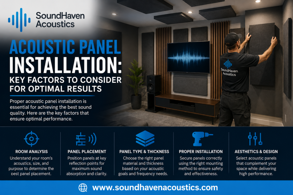 Acoustic Panel Installation Key Factors to Consider for Optimal Results