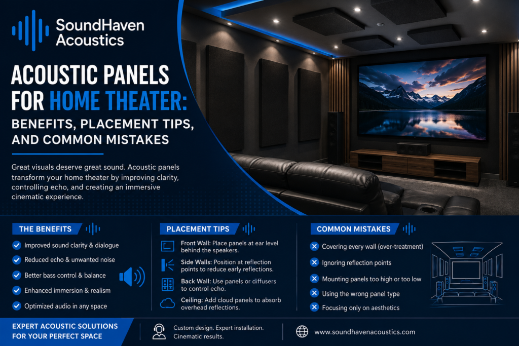 Acoustic Panels for Home Theater Benefits, Placement Tips, and Common Mistakes